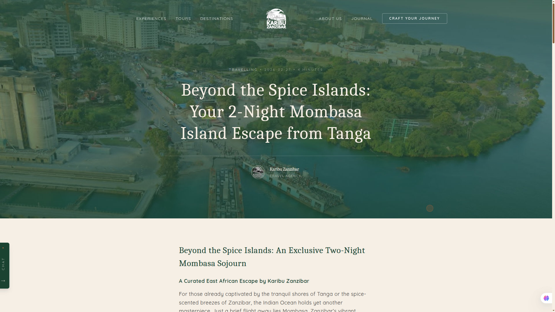 Luxury Travel Agency Website detail — image 5 of 6