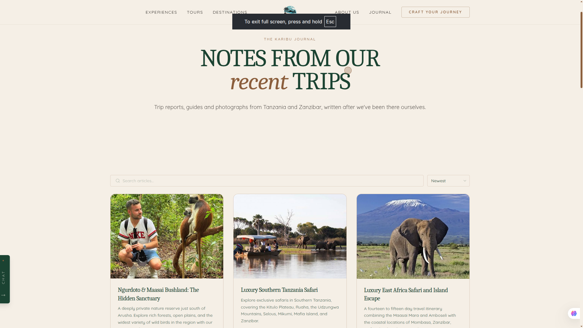 Luxury Travel Agency Website detail — image 4 of 6